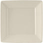 Tuxton China BEH-0845 Plate, 8-1/2", Square, Wide Rim, Microwave and Dishwasher Safe, Oven Proof, Fully Vitrified, Ceramic, DuraTux, American White/Eggshell, Pack of 12