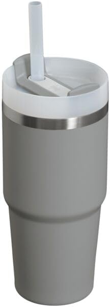 STANLEY Quencher H2.0 Flow State Tumbler, 14 oz, Stone | Straw and 3-Position - Image 2