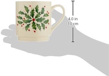 Lenox 853763 Holiday 4-Piece Stackable Mug Set, Christmas Dinnerware - Image 3