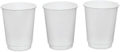 Insulated Paper Cups for Coffee & Tea Made in USA | Recyclable Double Wall - Image 2