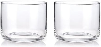 Viski Raye Crystal Negroni Glasses, Lowball Cocktail Glasses Premium Crystal - Image 12