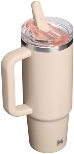 STANLEY Quencher ProTour Flipstraw Tumbler, 30 oz, Champagne | Built-In Straw & - Image 3