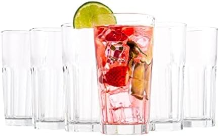 Vikko Drinking Glasses, Thick and Sturdy Kitchen Glasses, Dishwasher Safe by Vikko