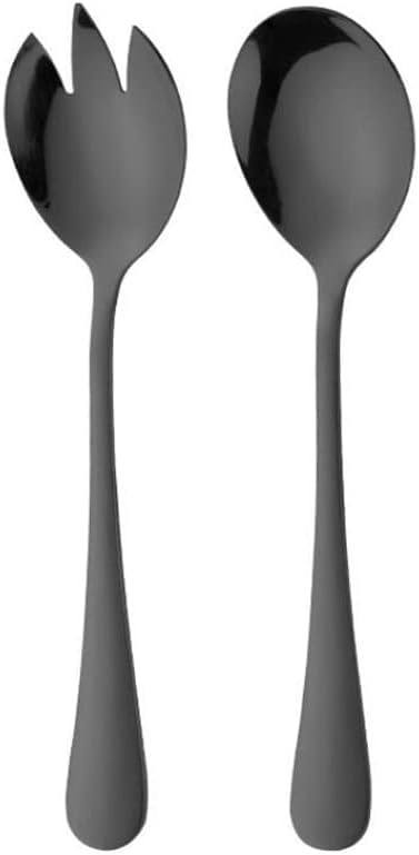 Salad Servers Salad Spoons and Fork Set Stainless Steel Serving Utensils by Unknown
