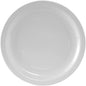 Tuxton China CLA-074 Plate, 7-1/2" Diameter, Round, Narrow Rim, Microwave and Dishwasher Safe, Oven Proof, Fully Vitrified, Colorado, Porcelain White, Pack of 36