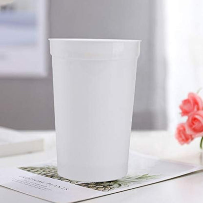 Fasmov 30 Pack 16 oz. Plastic Cups Plastic Tumblers Blank Reusable Drink - Image 7