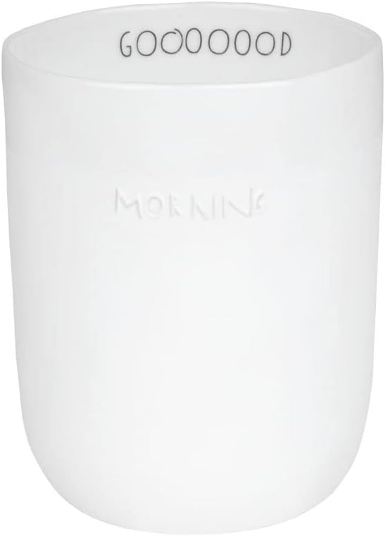 Räder Bonjour Porcelain Handleless Mug by R%C3%A4der