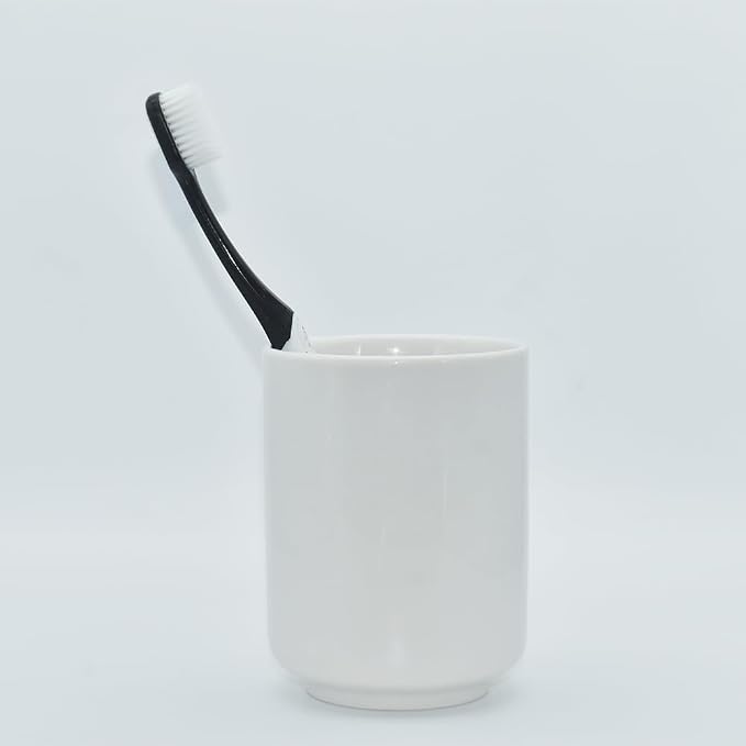 solid color ceramic handleless straight mug, drinking cups, toothbrush holder - Image 7