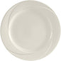 Tuxton China ASU-007 Plate, 10-5/8" Diameter, Round, Wide Rim, Embossed Pattern, Microwave and Dishwasher Safe, Oven Proof, Fully Vitrified, Ceramic, AlumaTux, San Marino, Pack of 12