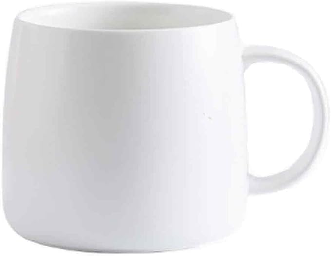 Simple Ceramic Mug Flat Bottom Coffee Mug by Unknown