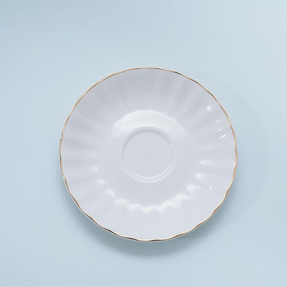 Bone China Tea Cup and Saucer Set - Image 3
