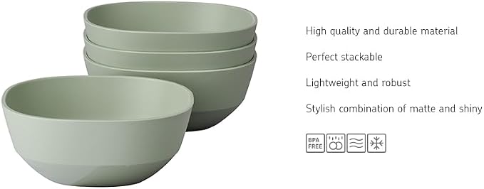 Mepal - Serving bowl 4 pieces Silueta - Dishwasher & microwave resistant - - Image 2