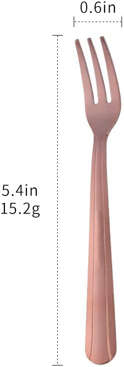 Oyster Fork Set of 12, 5.4 Inch Stainless Steel Cocktail Forks, 3 Tines Mini - Image 7