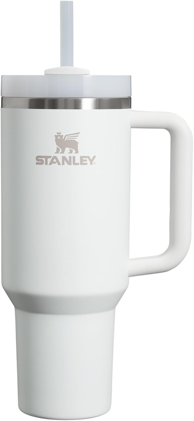 STANLEY Quencher H2.0 Flow State Tumbler, 40 oz, Frost | Handle and Straw | by Unknown