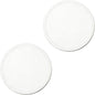 2 Pack Silicone Coasters for Drinks, Round White Coasters by Unknown