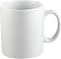 CAC China MUG-C12 12-Ounce Porcelain Round C-Handle Mug, Super White, Box of 36 by CACChina