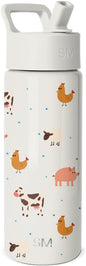 Simple Modern Kids Water Bottle & Toddler Cup | 18oz | Farm Animals | Insulated by Unknown
