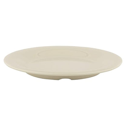 G.E.T. 7.5" Heavy-Duty Wide Rim Melamine Salad Plate (Set of 4)