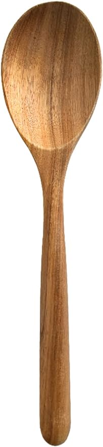 Wood Spoon, Healthy Acacia Wooden Cooking Spoons, Durable Kitchen Serving Spoon by DecentVrvege