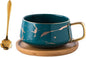 Jusalpha Golden Hand Print Teacup Coffee Cup by Jusalpha