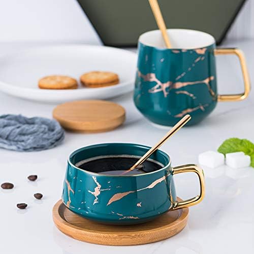 Jusalpha Golden Hand Print Teacup Coffee Cup - Image 2