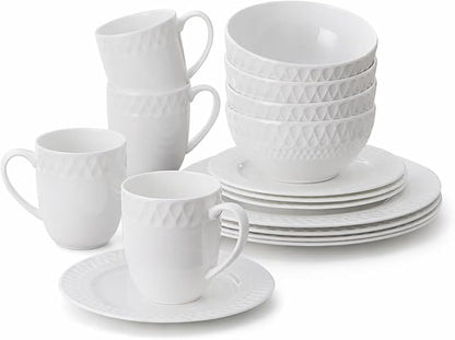16 Piece Bone China Dinnerware Sets by PacificaOverseasLLC