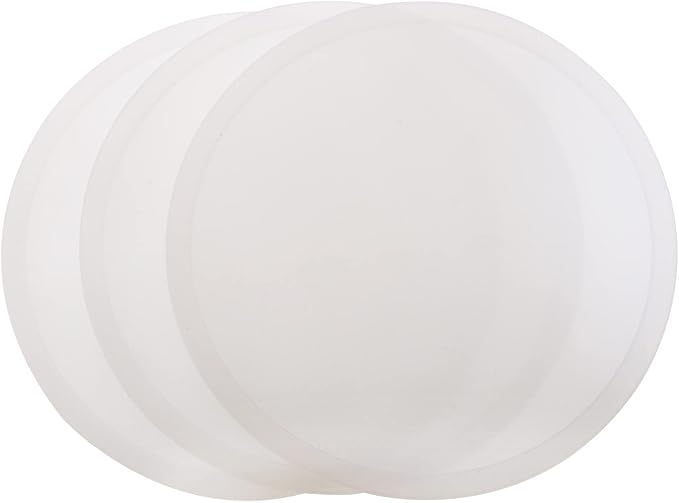 ONLYKXY 3 Pieces 3.93 Inch Silicone Coasters, Round Coasters by Unknown