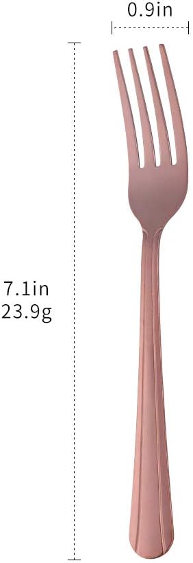 12 Pieces Dinner Fork, Stainless Steel Silverware Forks, 7.1 Inches Metal Fork - Image 7