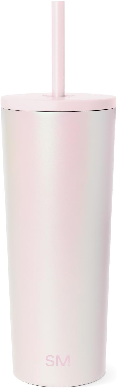 Simple Modern Iced Coffee Tumbler, Insulated | 24oz | Pearlescent | Reusable by Unknown
