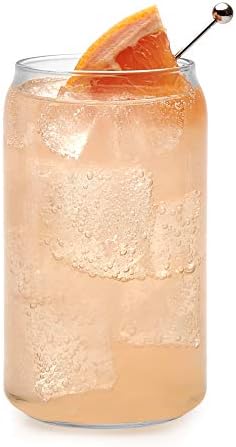 Libbey Classic Can Shaped Drinking Glasses Set of 4, 16 Oz, Dishwasher Safe - Image 8