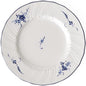 Villeroy & Boch Vieux Luxembourg Bread & Butter Plate, 6.75 in, Premium Porcelain, White/Blue