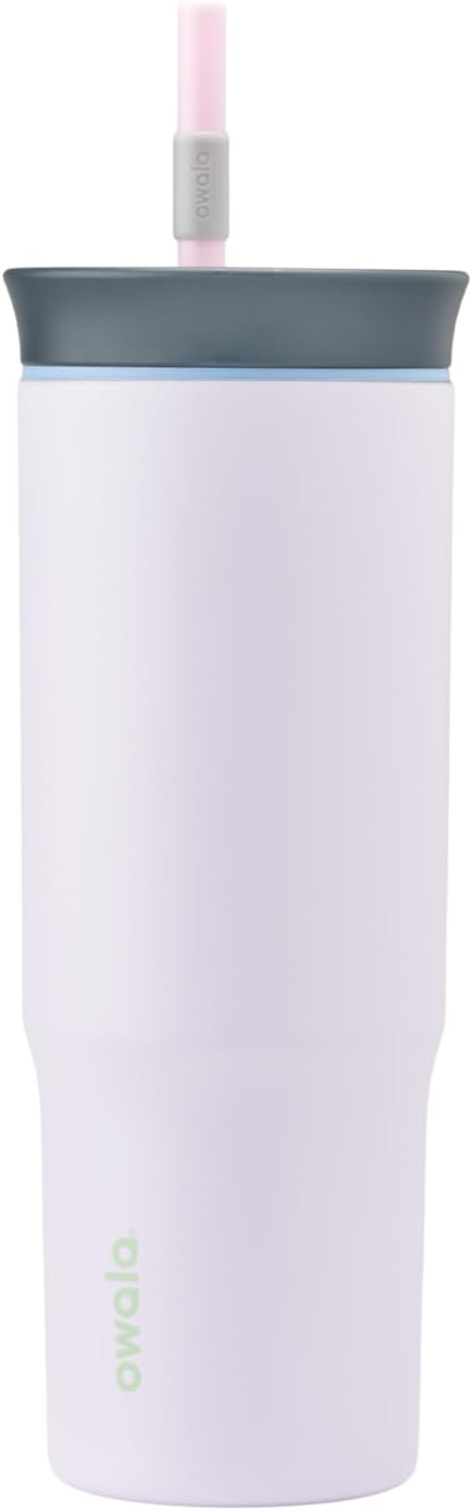 Owala Tumbler Stainless Steel Water Bottle 24 oz Bunny Hop | 2-in-1 Sip-or-Swig by Unknown