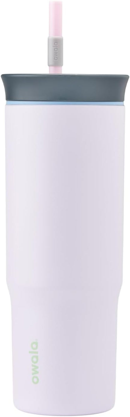 Owala Tumbler Stainless Steel Water Bottle 24 oz Bunny Hop | 2-in-1 Sip-or-Swig by Unknown