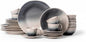 20-Piece Stoneware Dinnerware Set, Service by FamousHaus