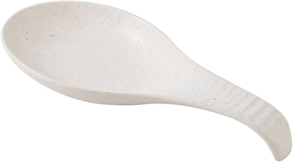 Utensil Rest for Multiple Utensils, Ceramic Heat-Resistant Spoon Holder for Stove Top - Kitchen Spoon Holder for Ladles & Tongs, Farmhouse Kitchen Décor, Christmas White Pitting