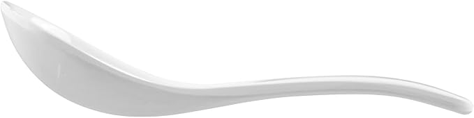 Restaurantware Voga Asian Soup Spoon 10 Dishwashable Ramen Spoons - Image 9