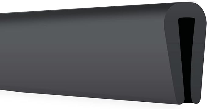 Rubber Edge Trim, 3/32" U Channel Edge Trim, Fit by Protalwell