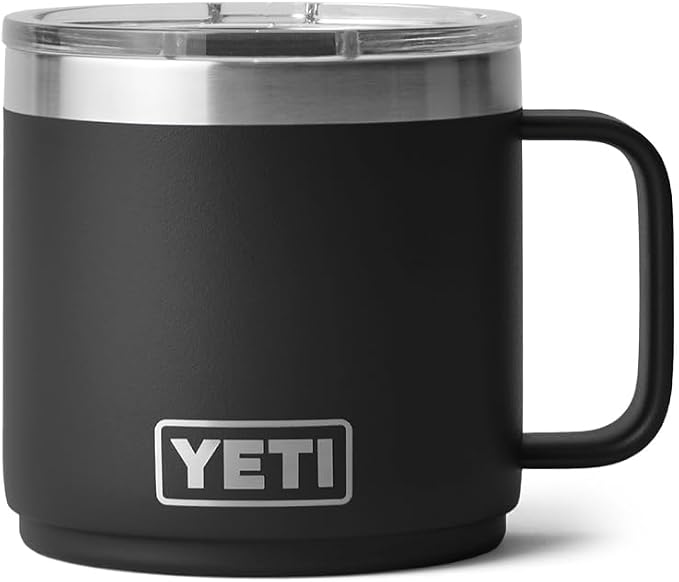YETI Rambler 14 oz Ceramic Lined Stackable Mug, Vacuum Insulated, Stainless - Image 3