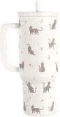 Gift for Cat Lovers Cat Mom – 40oz Stainless Steel Tumbler by SANDJEST