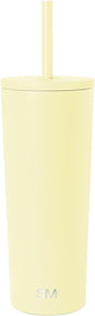 Simple Modern Iced Coffee Tumbler, Insulated | 24oz | Yellow | Reusable by Unknown