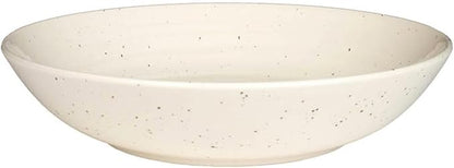 Sango Siterra Painter's Palette Stoneware Pasta Bowls (Set of 4) – Pasta & Serving Bowls, Earthy Reactive Glaze, Multi Assorted Colors, Microwave & Dishwasher Safe, for Everyday Dining & Entertainment