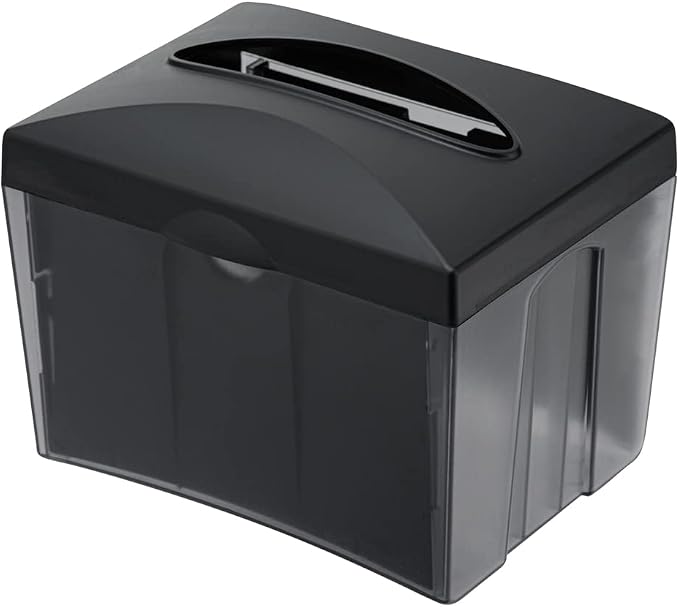Restaurantware 7.5 x 6 x 6.3 Inch Napkin Holders 1 Rectangle Napkin Dispenser - Image 2