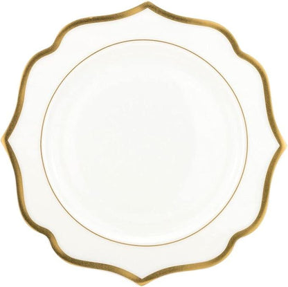 Euro Porcelain 57-pc Banquet Dinnerware Set, Luxury Bone China Tableware, Service for 8 (2MP) (6664-20)