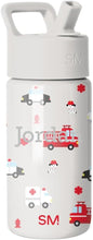 Simple Modern Personalized Kids Water Bottle | 14oz | Fire Truck | Insulated by Unknown