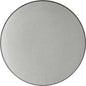 Apollo Coupe Melamine Plate, 7.5 Inch, Matte Grey and Black, Round, Break-Resistant, NSF Listed, BPA Free, 12 Pack