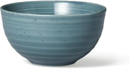 Sango Siterra Painter's Palette 16-Piece Stoneware Dinnerware Set - Service for 4, Ceramic Plates and Bowls Sets, Chip Resistant, Rustic Dishware, Microwave & Dishwasher Safe Kitchen Dishes