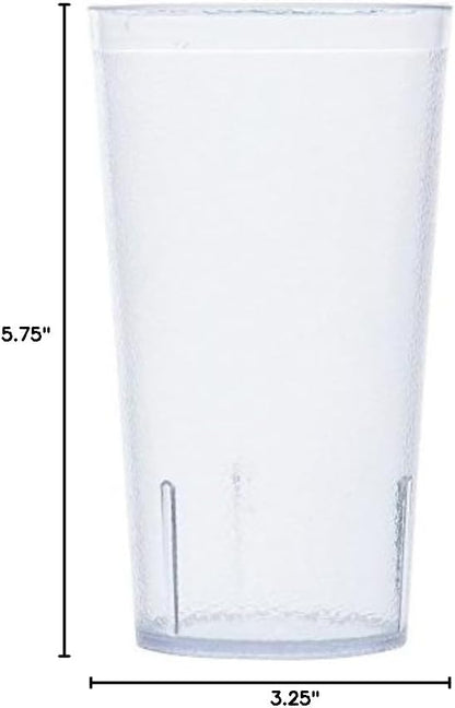 GET 16 oz Clear Plastic Tumbler | Dishwasher safe, Shatterproof, Restaurant - Image 4