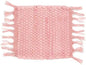 Handcrafted Chindi Rag Rug Coaster – 100% Cotton, Handwoven, Colorful & Eco-Friendly | Boho Style Drink Mat for Home, Kitchen, or Table Décor - Peony