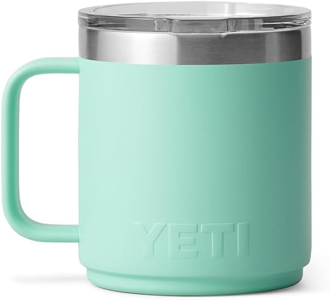YETI Rambler 10 oz Ceramic Lined Stackable Mug, Vacuum Insulated, Stainless - Image 8