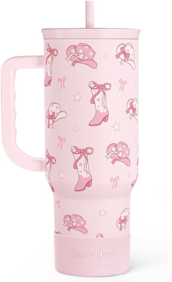 SANDJEST Cowgirl 40oz Slider Tumbler by SANDJEST